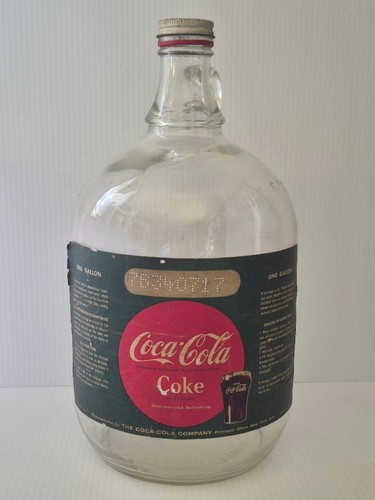 Vintage 1960s coca cola gallon - vintage,